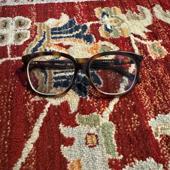 Celine Eyeglasses Prescription Havana Brown Tortoise Frames - Picture 1 of 6